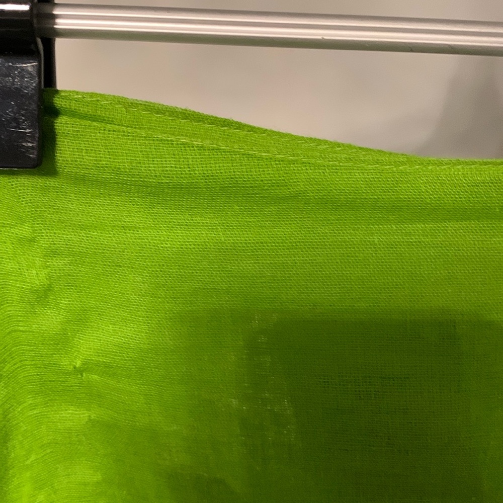 Keawa Lime Green Paisley Print Peasant Skirt Size S NWT - Picture 6 of 11